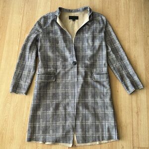 BLANK NYC houndstooth plaid jacket size small